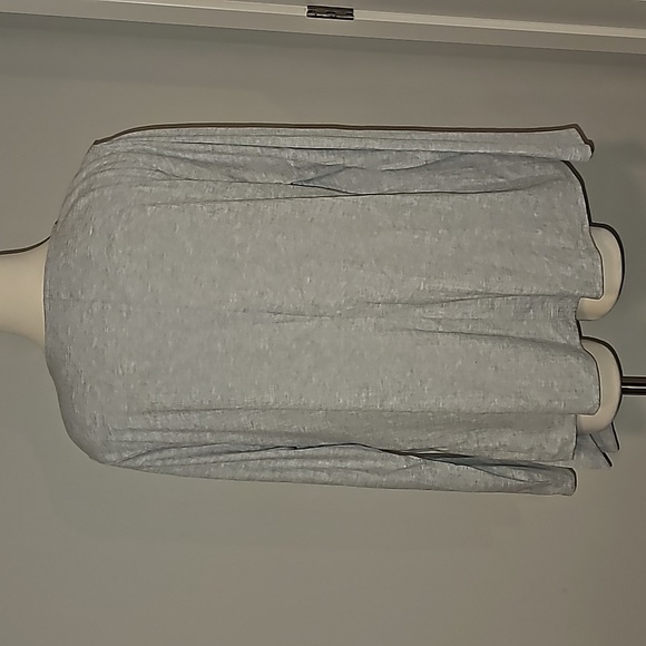 Lane Bryant Ribbed Heather Gray Faux Wrap Knit Top Size 18/20 New Without Tags - Picture 11 of 15